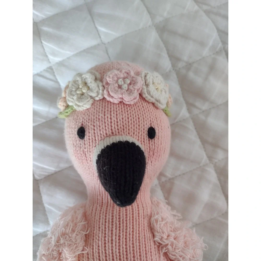 Cuddle And Kind Penelope Flamingo Stuffed Animal 14 Inches Doll Handmade Bird